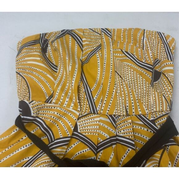 Strapless African Patterned Top - Picture 4 of 9